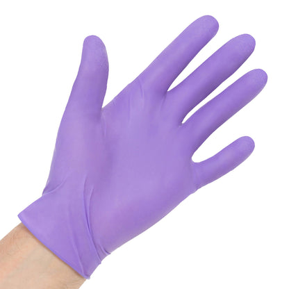 Purple Nitrile-Xtra™ Extended Cuff Length Exam Glove, Large