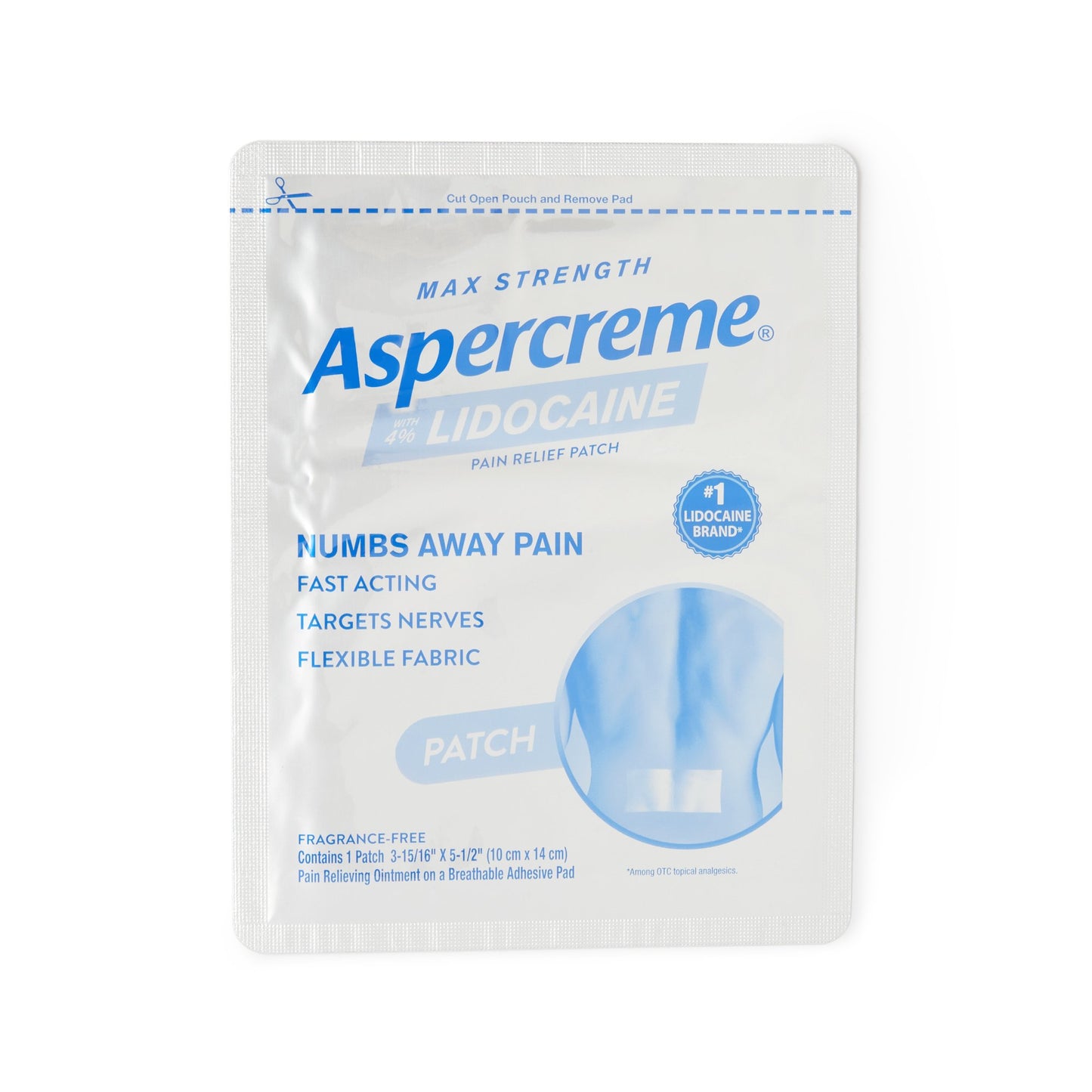 Aspercreme® Max Strength with Lidocaine 4% Pain Relief Patches