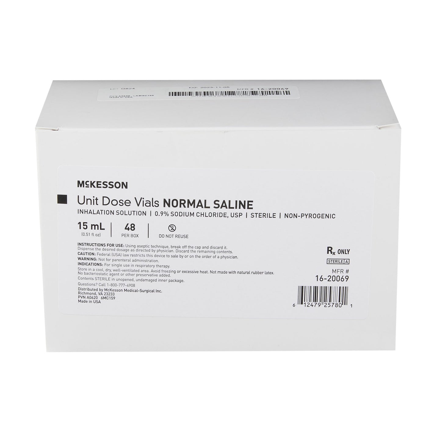 McKesson Respiratory Therapy Solution, 15 mL