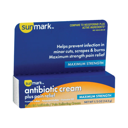 sunmark® Antibiotic Cream Plus Pain Relief