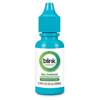 Blink Contacts Purified Water / Sodium Chloride Contact Lens Solution, 0.34 oz.