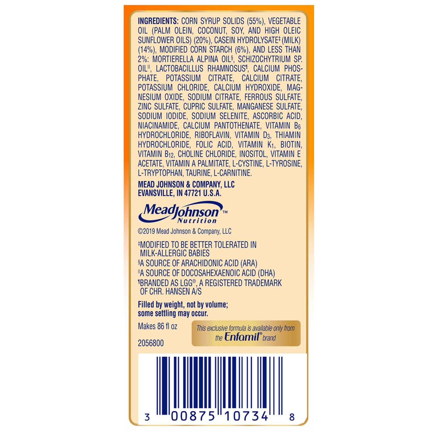 Enfamil® Nutramigen™ with Enflora LGG® Toddler Formula, 12.6-ounce can