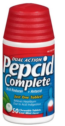 Johnson & Johnson Consumer 48885000 Pepcid Complete Chewable Tablets Cool Mint