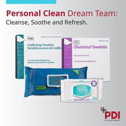 Hygea Unscented Saline Wipe, Individual Packet by Professional Disposables Inc product image - view 5