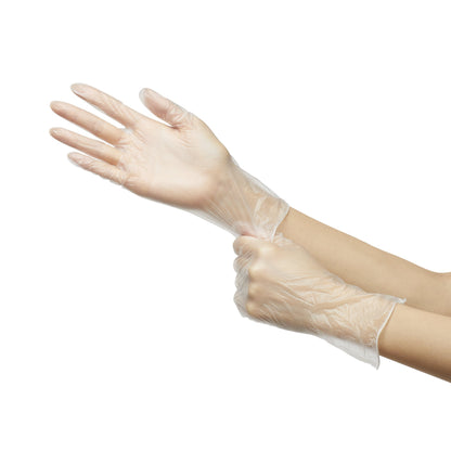 McKesson Confiderm® Vinyl Exam Glove, Extra Large, Clear
