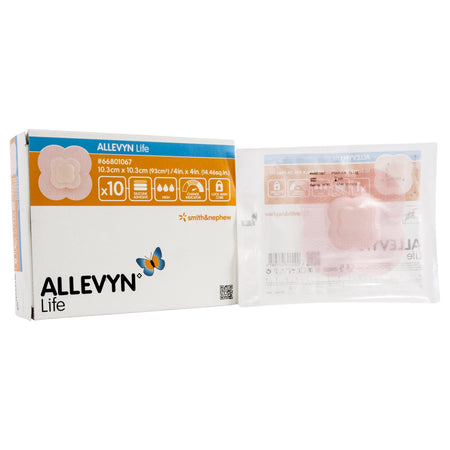 Smith & Nephew 66801067 Allevyn Life Silicone Adhesive with Border Silicone Foam Dressing