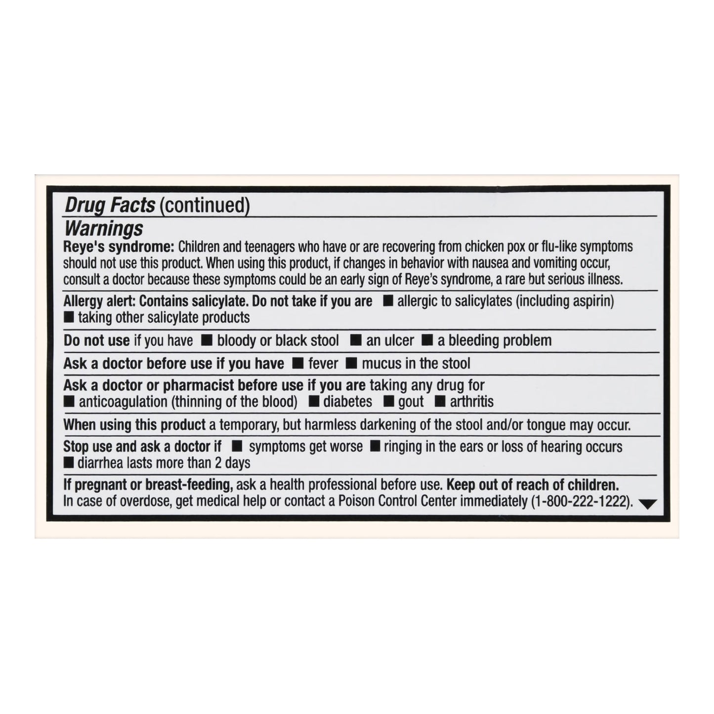 Foster & Thrive™ Stomach Relief 262 mg Bismuth Subsalicylate Caplets