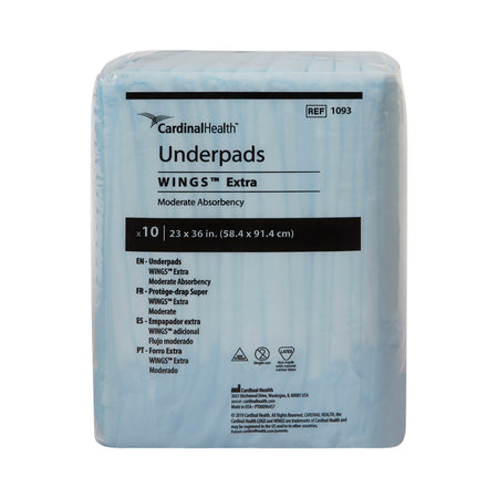Cardinal 1093 Simplicity Extra Underpad, Disposable, 23 X 36 Inch