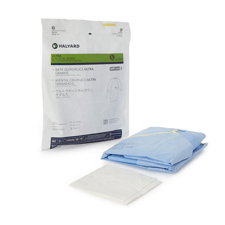 O&M Halyard Inc 95111 ULTRA Non-Reinforced Surgical Gown with Towel