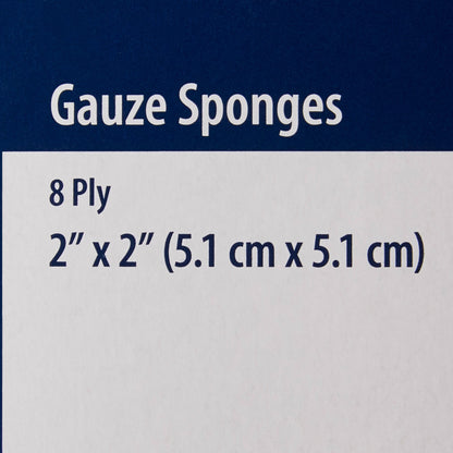 Dermacea™ Sterile Gauze Sponge, 2 x 2 Inch, 8-Ply