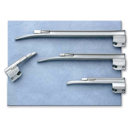 McKesson 4083MM Laryngoscope Blade Miller Type Conventional Light Universal NonSterile
