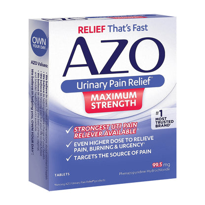 AZO® Maximum Strength Phenazopyridine Urinary Pain Relief