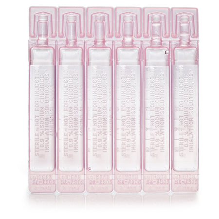 McKesson 16-20059 Sodium Chloride Preservative Free Respiratory Therapy Solution, 5 mL