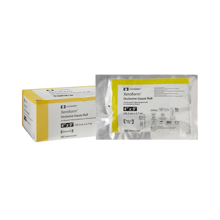 Cardinal 8884432000 Xeroform Occlusive Petrolatum Impregnated Dressing, 4 Inch x 3 Yard