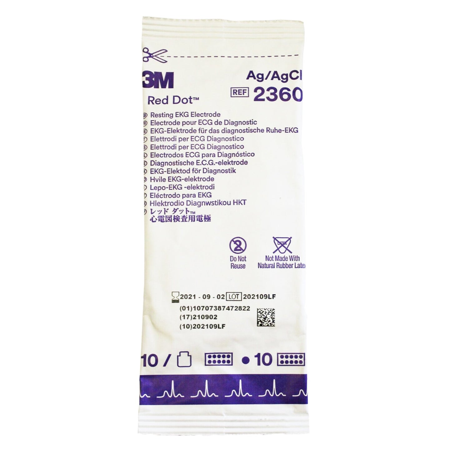 3M™ Red Dot™ EKG Tab Electrode