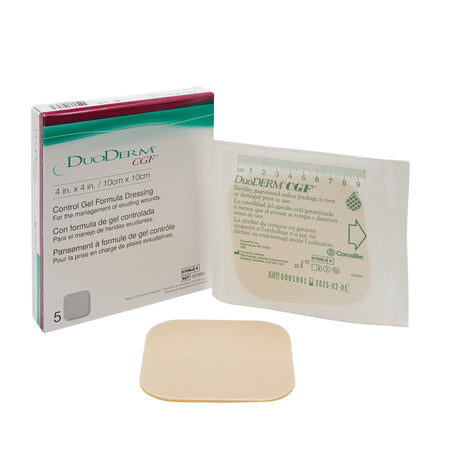 ConvaTec 187660 DuoDerm CGF Hydrocolloid Dressing, 4 x 4 Inch