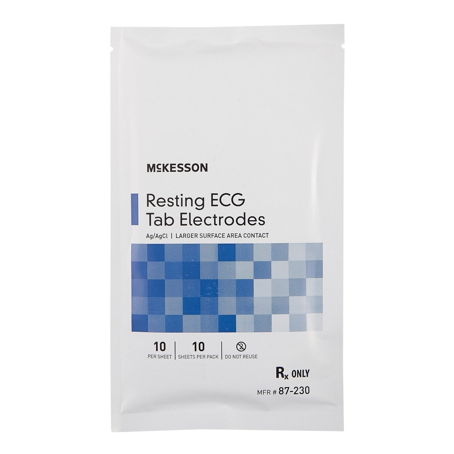 McKesson Resting ECG Tab Electrode, Larger Contact