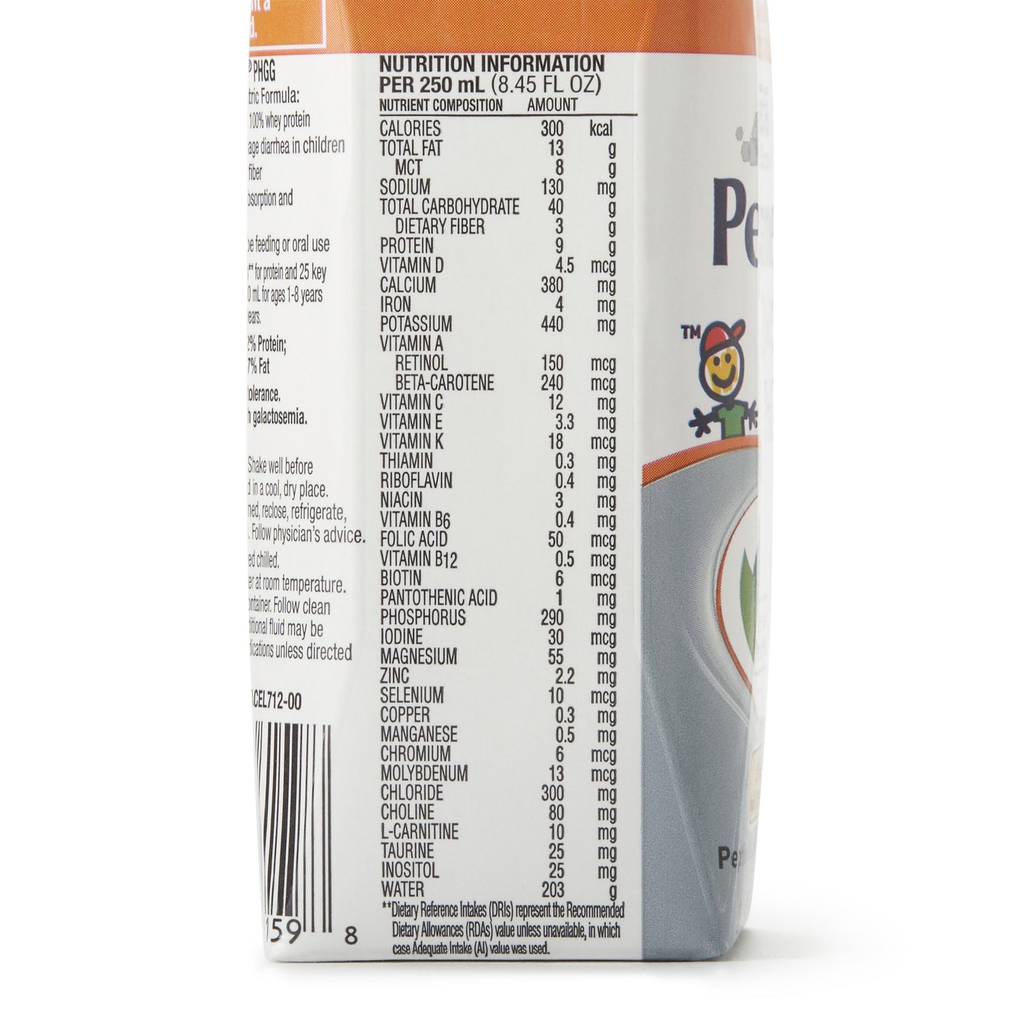 Peptamen Junior® PHGG Peptide-Based Pediatric Formula, Vanilla, 8.45-oz. carton