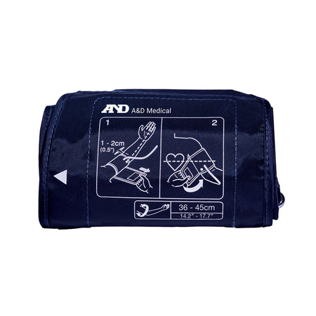 A&D Engineering UA-281A Reusable Blood Pressure Cuff Accufit 36 to 45 cm Arm Nylon Cuff Large Cuff
