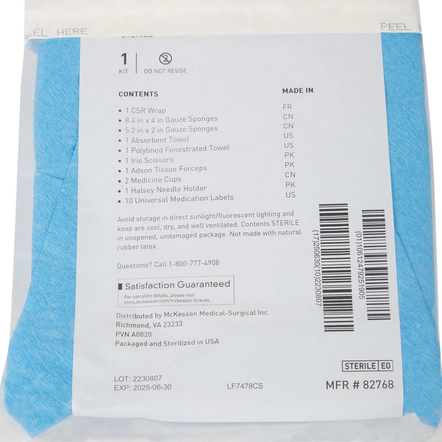 Suture Tray McKesson