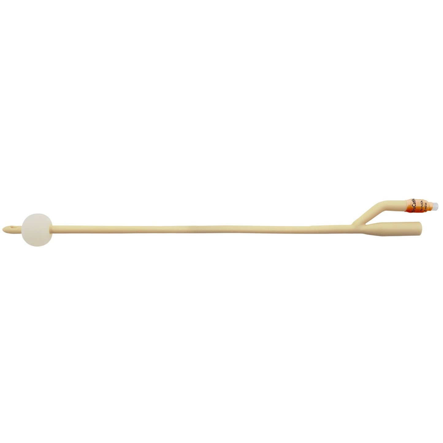 Foley Catheter TruCath® 2-Way Standard Tip 5 mL Balloon 16 Fr. Silicone Elastomer Coated Latex
