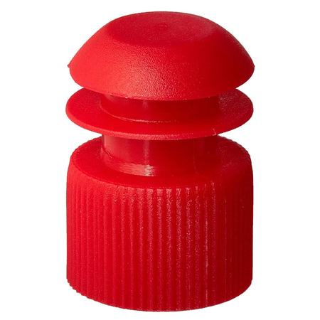 McKesson 177-118240R Tube Closure Flanged Plug Cap Red Polyethylene 1000 per Bag