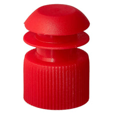 McKesson Tube Closure Flanged Plug Cap Red Polyethylene 1000 per Bag