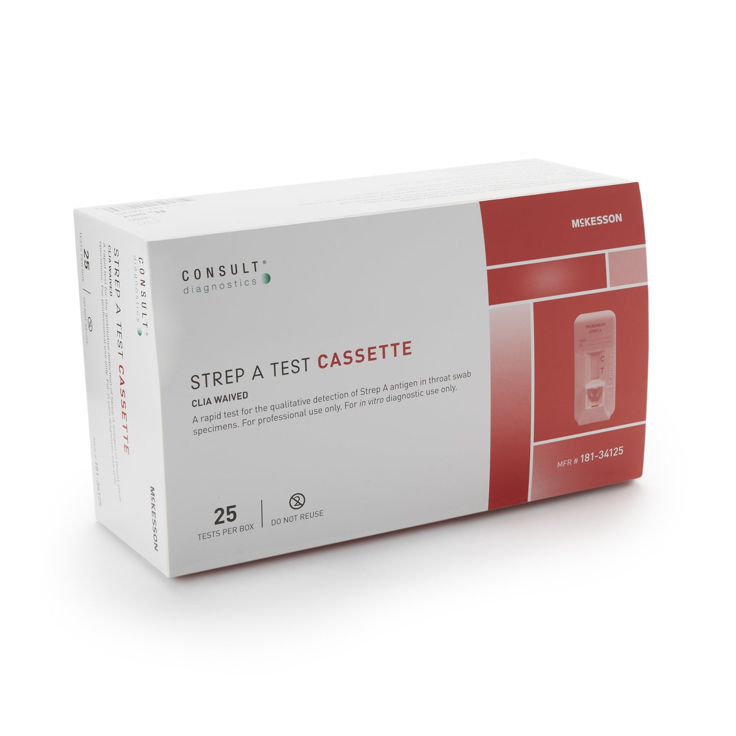McKesson Consult™ Strep A Infectious Disease Immunoassay Respiratory Test Kit