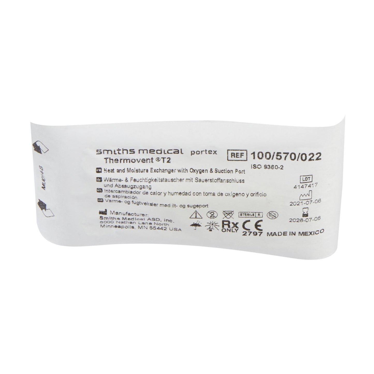 Protex® Thermovent® T2 Heat and Moisture Exchanger