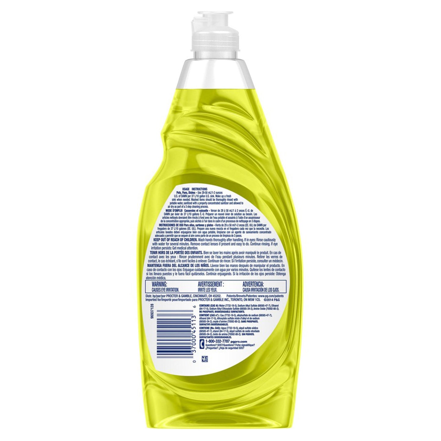 Dawn® Professional Manual Pot and Pan Detergent, Lemon Scent, 38 oz.