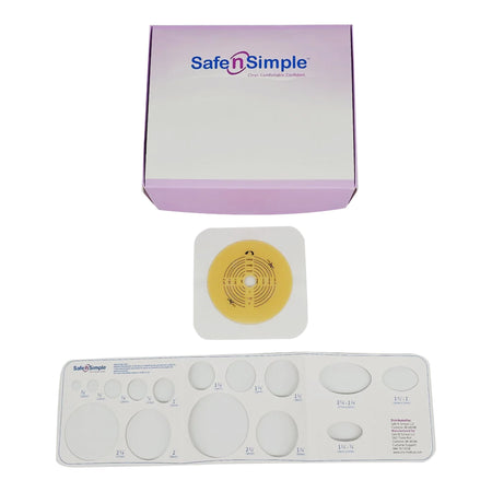 Safe N Simple SNS7205234 Ostomy Barrier Safe n Simple Trim to Fit