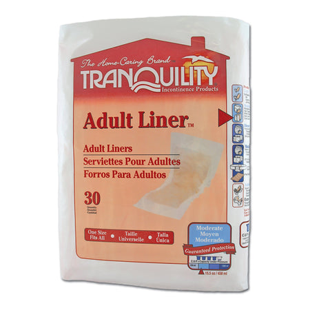 Tranquility 2078 Moderate Incontinence Liner, 9 x 24 Inch