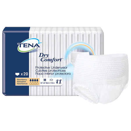 Essity 72422 Tena Dry Comfort Absorbent Underwear, Medium