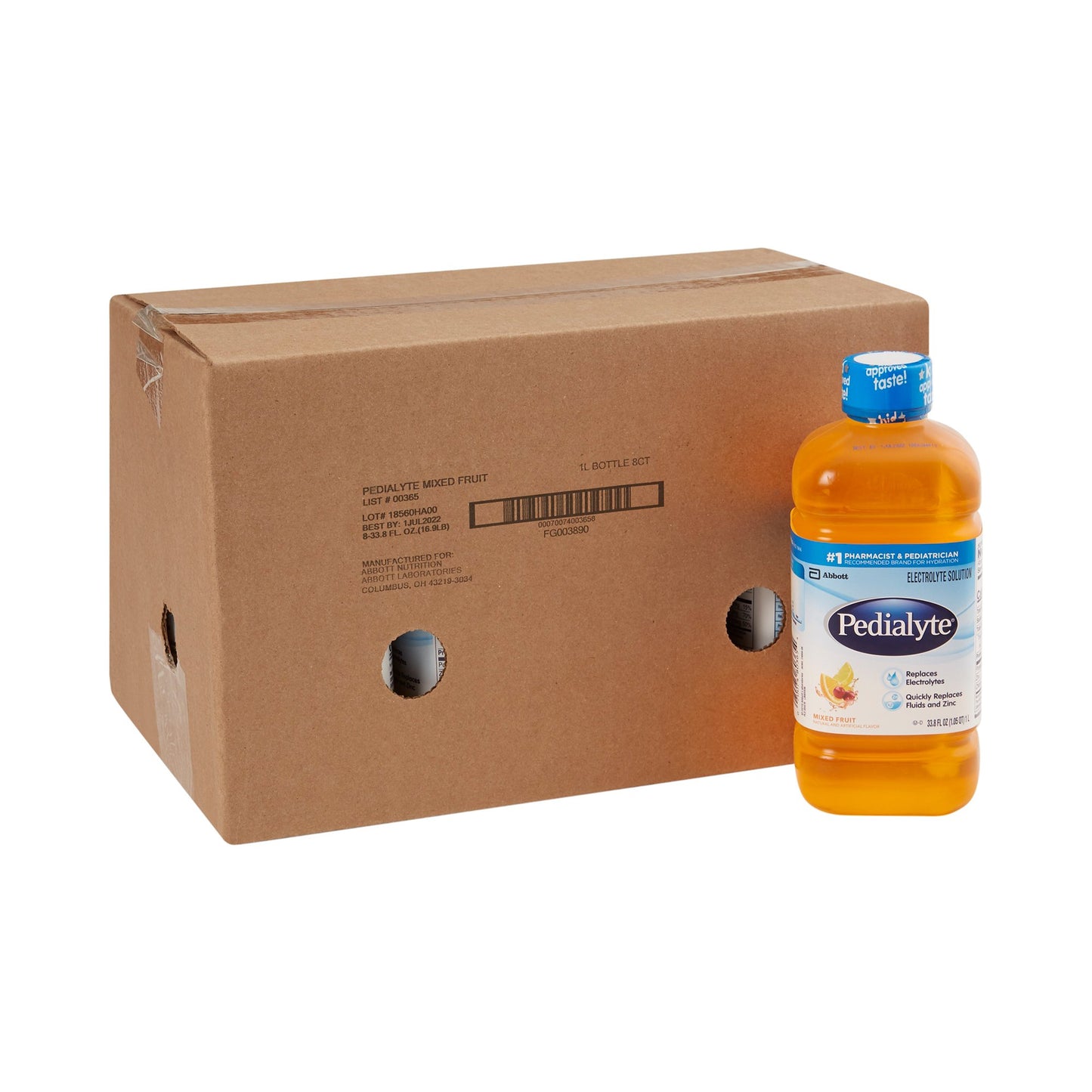 Pedialyte® Mixed Fruit Electrolyte Solution, 1 Liter Bottle