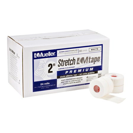 Mueller 21012 Stretch MTape Premium Athletic Tape, 2 Inch x 5 Yard, 4 to 6 Yard Length