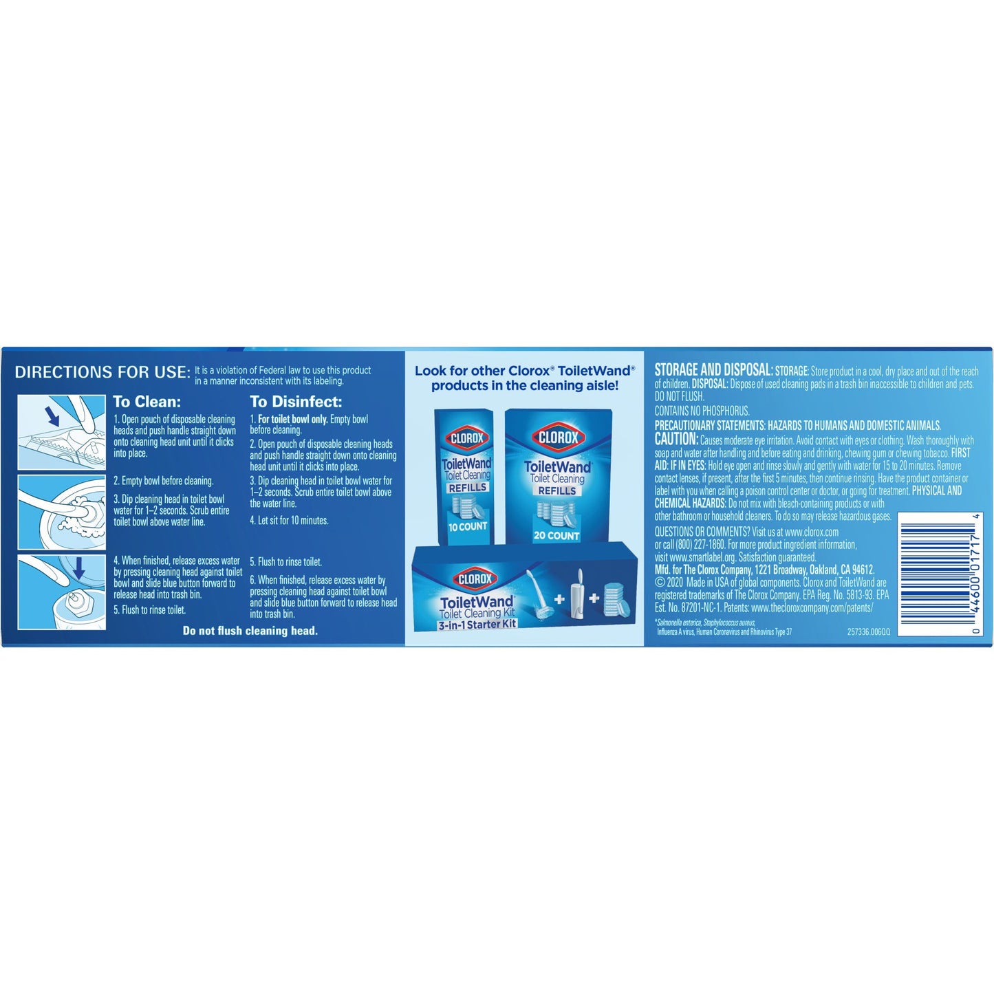 Clorox® ToiletWand® Toilet Cleaning Refill Pads