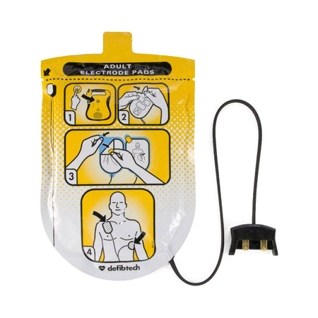 Worldpoint ECC 30-241 Lifeline Adult Defibrillation Electrode Pads
