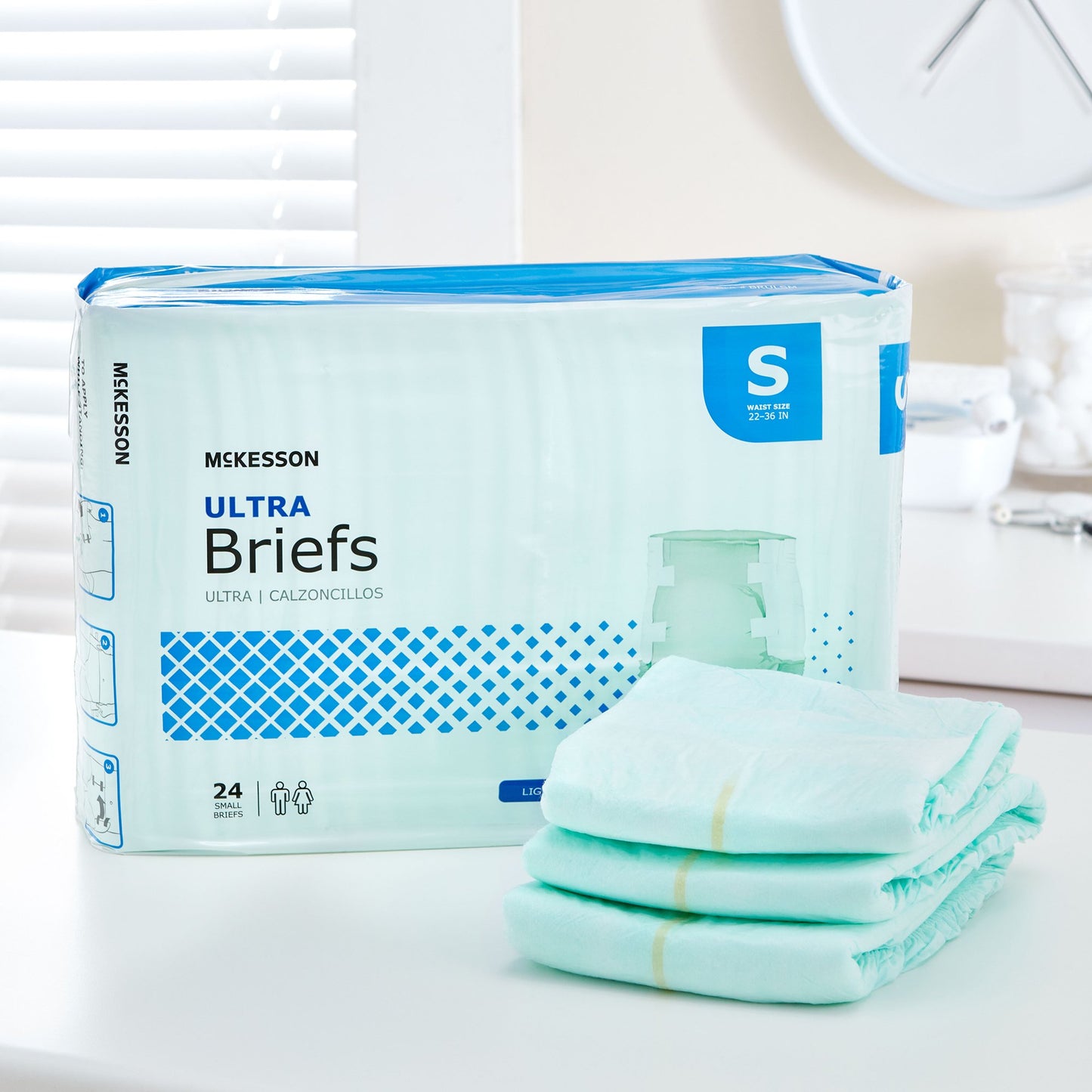 McKesson Ultra Heavy Absorbency Incontinence Brief, Small