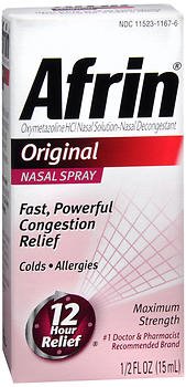 Bayer 4110081123 Afrin Nasal Spray Original