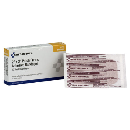 Acme United A177 First Aid Only Tan Adhesive Strip, 2 x 3 Inch