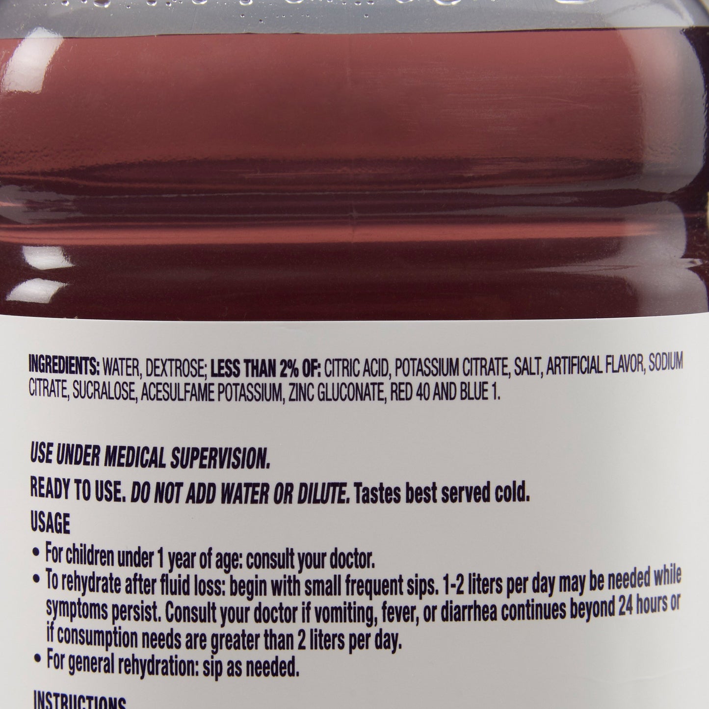 Pedialyte® Grape Electrolyte Solution, 1 Liter Bottle