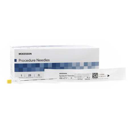 McKesson 3077V2 Epidural Needle, 20 Gauge, 3-1/2 Inch, Tuohy Style