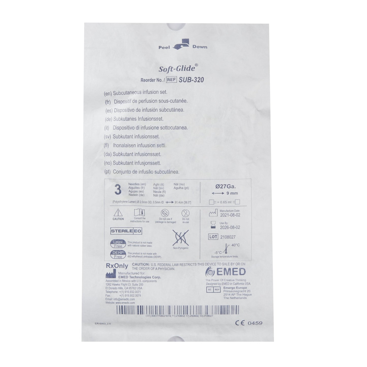 Sub-Q Subcutaneous Infusion Set