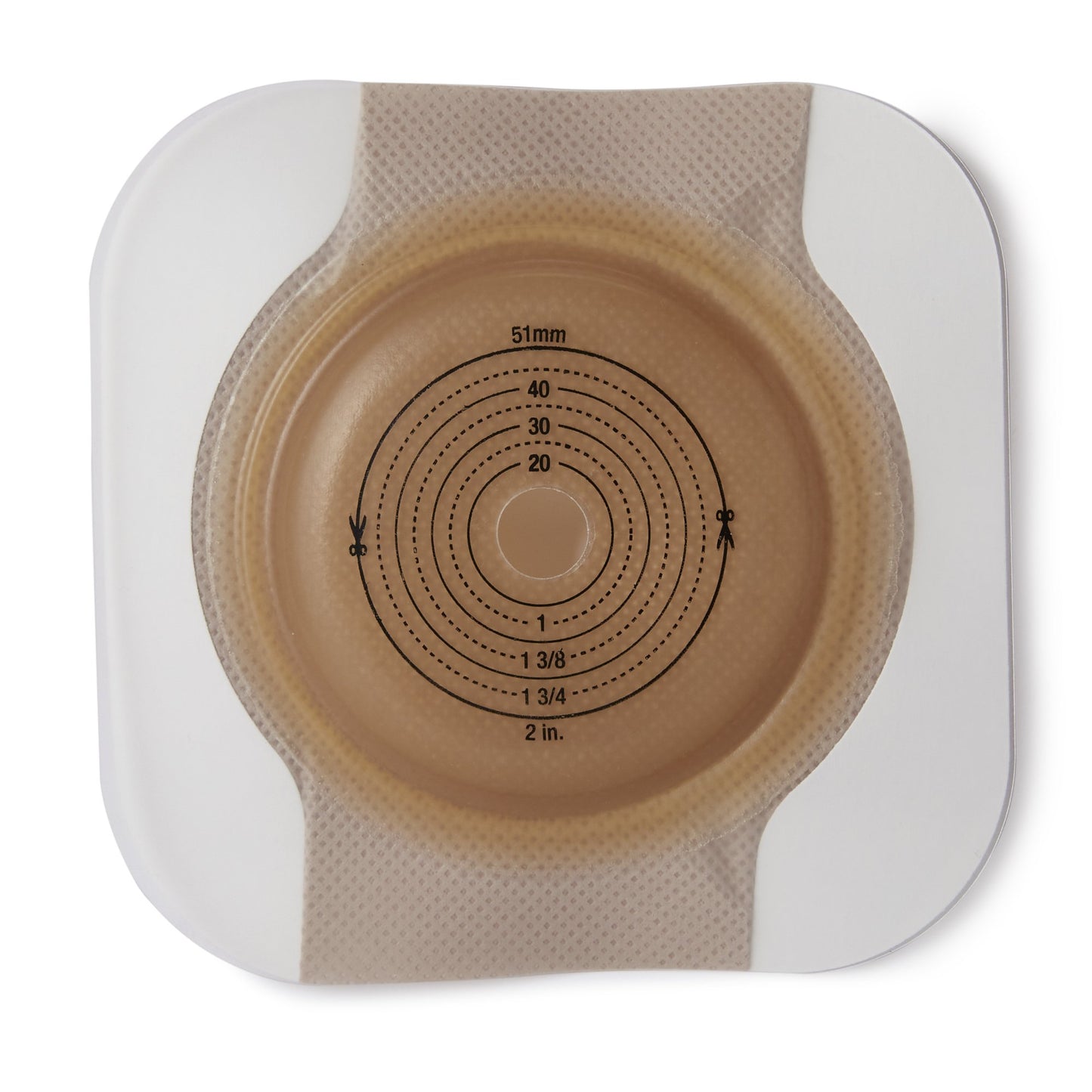New Image™ Soft Convex CeraPlus™ Skin Barrier - Tape, 70 mm Flange, up to 51 mm