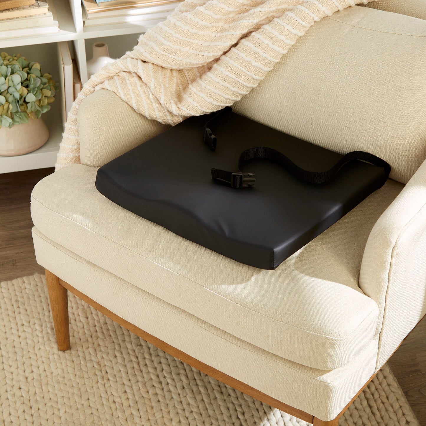 McKesson Premium Molded Foam Seat Cushion, 18 x 16 x 3 Inch