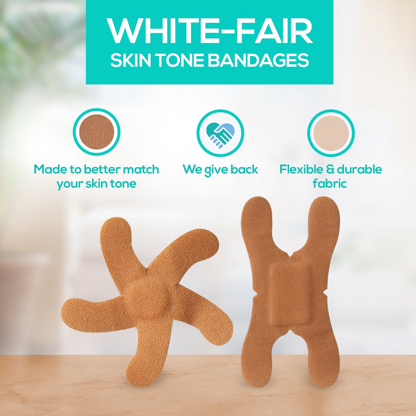TruColour® Beige Adhesive Strip, Knuckle / Fingertip