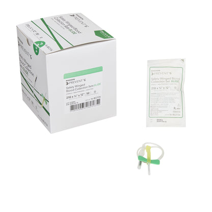 McKesson Prevent® G Blood Collection Set, 21 Gauge, ¾-inch needle length