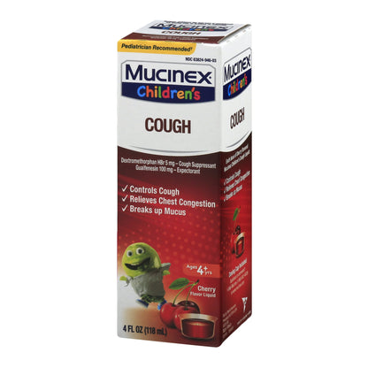 Mucinex® Max Children's Cold and Cough Relief, 4-ounce Bottle