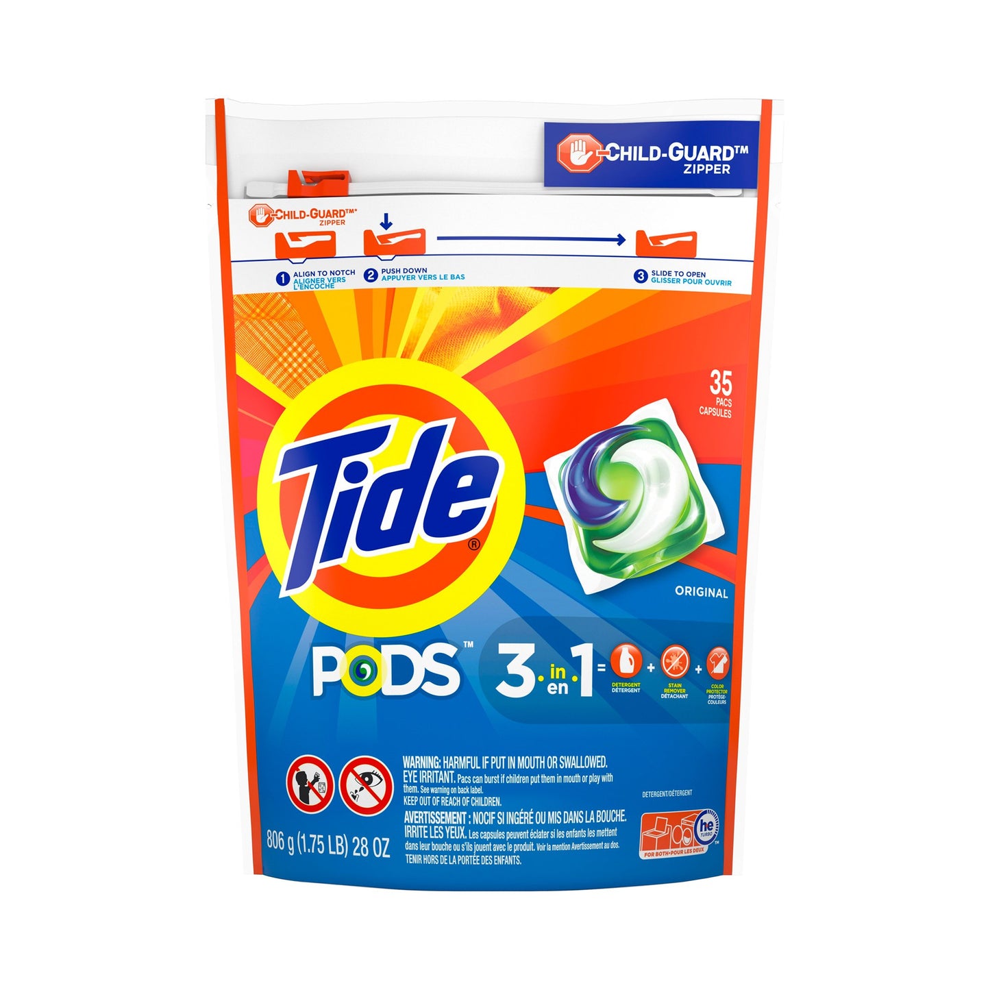 Tide Pods® 3-in-1 Laundry Detergent, Original