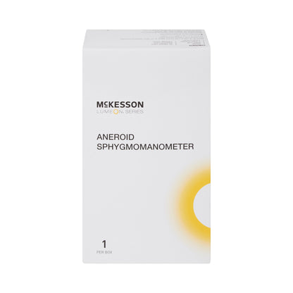 McKesson Deluxe Aneroid Sphygmomanometer, Dual-Tube, Pocket Size, Large Cuff